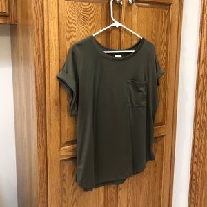 Army green top
